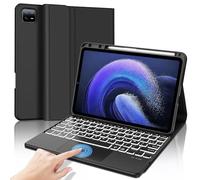 JADEMALL Clavier avec Touchpad pour Xiaomi Pad 6/6 Pro 2023 11 Pouces, AZERTY Français Clavier Rétroéclairé Détachable Combo Touch pour Xiaomi Pad 6, Noir
