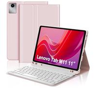 JADEMALL Clavier pour Lenovo Tab M11 11" 2024, AZERTY Français Clavier Bluetooth Magnétique Détachable pour Lenovo Tab M11 11" 2024 TB-330XU/330FU, Rose