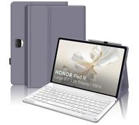 JADEMALL Coque Clavier pour Honor Pad 9 12.1 Pouces 2024, AZERTY Français Clavier Bluetooth Détachable Magnétique pour Tablette Honor Pad 9 12.1" 2024, Violet