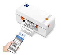 JADENS Imprimante Bluetooth d'étiquettes thermiques 4 x 6 pour expédition 203 DPI, 4-10,4 cm, compatible Hermes, Royal