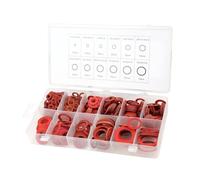 Jadeshay Assortiment de Rondelles en Fibre, 12 Tailles 600pcs Metal et Papier avec Boîte