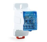 Jadeshay Bornier de Boîte de Distribution, UKK-80A Bornier de Rail DIN Connecteur de Boîte de Distribution D'alimentation avec Anti-poussière Couvercle de Protection