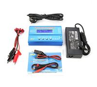 Jadeshay Chargeur d'équilibre, 80 W Chargeur Lipo Déchargeur d'équilibre pour LLiPo NiMH RC Batterie, avec écran LCD (prise européenne)