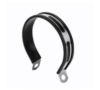 Jadeshay Collier d'échappement de Moto, Universel Clip de Support Silencieux, Support de Silencieux d'échappement, Support de Tuyau de Silencieux d'échappement de Moto en Acier Inoxydable
