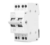 Jadeshay Commutateur de Transfert, 2P 63A Commutateur d'isolement Inverseur de Source manuel 240V AC, Montage sur Rail Din 35 mm