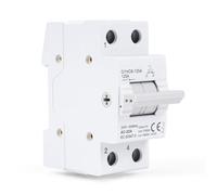 Jadeshay Commutateur de Transfert, Commutateur 125A Commutateur d'isolement Inverseur de Source Manuel Disjoncteur de Verrouillage, Montage sur rail DIN(1P 230AC)