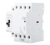 Jadeshay Contacteur Jour Nuit Chauffe Eau Contacteur AC Domestique Contacteur 4P 63A 4NO 400V Contacteur Automatique Manuel Triphasé à 4 Fils Contacteur Rail DIN