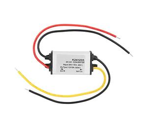 Jadeshay Convertisseur 24V 12V, Convertisseur Abaisseur 24V vers 12V 5A 60W Adaptateur d'alimentation pour Panneaux Photovoltaïques, Les équipements CNC et Les éclairages LED
