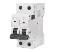 Jadeshay Disjoncteur 63A, GYM9H Disjoncteur Miniature 10KA Pouvoir de Coupure Din Rail Disjoncteurs électriques 2P 63A 400VAC C Curve