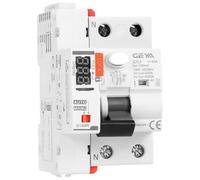 Jadeshay Disjoncteur à réarmement automatique avec affichage LED, Disjoncteur différentiel 30mA 40A 2 Pôles AC230V Disjoncteur intelligent avec affichage numérique GYAR9-AC-G