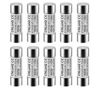 Jadeshay Fusibles Photovoltaïques, 10pcs DC1000V PV Fusibles GPV Type HSPV-30 10x38mm 15A pour la Protection du Système Solaire PV