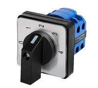 Jadeshay Interrupteur Rotatif Universal 5 Position 8 Terminales Sélecteur de Came Rotatif Interrupteur Rotary Cam Commutateur Inverseur 20A LW26-20/2