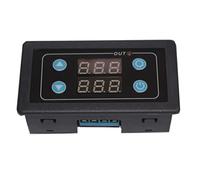 Jadeshay Module Relais 24V DC, Module Relais Temporisé Numérique à LED Carte de Commande du Commutateur de Temporisation du Cycle Matériel
