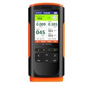 Jadeshay Moniteur de Qualité de l'air Rechargeable, Appareils Mesurant Qualité Air Intérieur, HCHO Detector Portable avec écran LCD Couleur, Testeur HCHO TVOC PM2,5/PM10