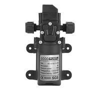 Jadeshay Pompe à Eau 12v, Pompe a Eau 12v Camping Car DC 12V 70W 0.9Mpa 6L/Min Eau Membrane Auto-amorçante Haute Pression pour Caravane Camping Bateau