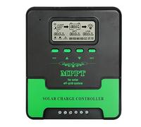 Jadeshay Régulateur Solaire MPPT, Contrôleur de Charge Solaire MPPT Régulateur de Panneau Solaire 12V 24V for Batterie AGM Gel et Lithium (Size : 60A)