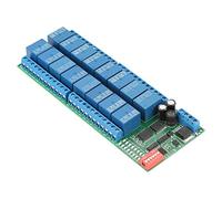 Jadeshay Relais 12V, Module Relais RS485 16 Canaux Carte Module Relais Contrôleur PLC Commutateur port Série
