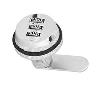 Jadeshay Serrure A Code Boite Aux Lettres, Serrure Armoire Mécanique Verrouillage Tiroir Mot De Passe Code À 3 Chiffres(Argent)