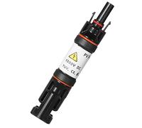 Jadeshay Solar PV Fuse Plug 1000V DC 20A IP67 Connecteur Panneau Solaire Étanche Fusible Solaire PV Plug pour Système Solaire PV (20A)