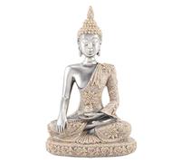 Jadeshay Statue Bouddha Méditation, Statue De Bouddha Assis méditation Paix Assis Ornement Statuette Décoration Zen et Feng Shui pour décoration de la Maison Statues Décoratives