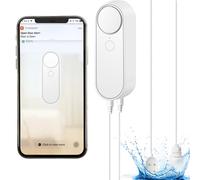 Jadeshay WiFi Détecteur de Fuite d'eau - Alarme sans Fil 2 en 1 90 DB avec Surveillance à Distance pour Maison Intelligente (2 Sensor)