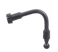 JADEWaa Adaptateurs d'extension à rotule de 17 mm avec bras rotatif à 360 degrés pour grille d'aération de voiture, tableau de bord, support de téléphone
