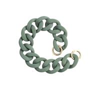 JADEWaa Dumpy Sangle de sac à main en acrylique pour sac à main, accessoire de fabrication de sac à main, décoration, extension de chaîne en acrylique, Vert