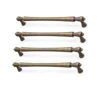 JADEWaa Lot de 4 poignées d'armoire vintage de style français pour cuisine et salle de bain