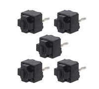 JADEWaa Lot de 5 boutons de commutation Hot Plug EVQP0E07K pour Deathadder NAGA pour IO1.1 G500 Frettant Gaming Skate Feet Pad Edge Autocollant Récepteur Adaptateur Keycap Remover Extracteur Côté