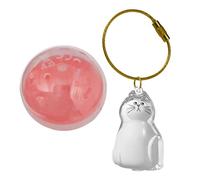 JADEWaa Rangement portable pour poils d'animaux domestiques - Breloque en forme de chaton - Collecteur de cheveux pour propriétaires de chats - Collection facile de poils, As picture shown, Plastique