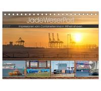 JadeWeserPort Impressionen vom Containerterminal in Wilhelmshaven (Tischkalender 2027 DIN A5 quer), CALVENDO Monatskalender: Maritime Impressionen vom ... und besonderen Momenten an der Nordseeküste.