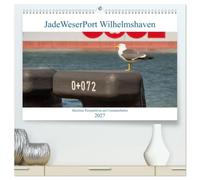 JadeWeserPort Wilhelmshaven - Maritime Perspektiven am Containerhafen (hochwertiger Premium Wandkalender 2027 DIN A2 quer), Kunstdruck in Hochglanz: ... und besonderen Hafenstimmungen.
