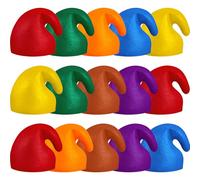Jadive 15 Pièces Chapeaux de Nains Chapeau de Gnomes Fées Sorcières Schtroumpfs Accessoires de Déguisement de Nains de Jardin Drôle pour Adultes Bonnet de Costume pour Fête Halloween Carnaval Noël