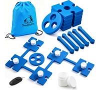 Jadive Kit d'Entraînement Détection Olfactive pour Chiens 6 Puzzles en Mousse avec 5 Récipients de Détection 1 Sifflet 1 Sac de Rangement Jouet Intelligent pour l'Entraînement Olfactif