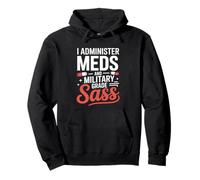 J'administre des médicaments et une infirmière de grade militaire Sass VA Sweat à Capuche