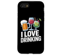 J'adore Boire des Cocktails artisanaux à Base de bière et de vin Coque pour iPhone SE (2020) / 7/8