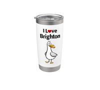 J'adore Brighton Gobelet isotherme en acier inoxydable double paroi