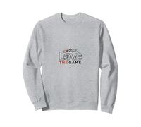 J'adore ce Sport : Sports Passion Multi-Sport Sweatshirt, Unisexe pour Adultes, Gris Chiné, XXL