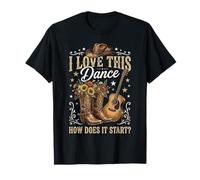 J'adore Cette Danse, Comment Commence-t-Elle ? Line Dance T-Shirt