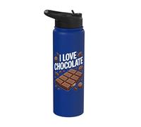 J'adore Chocolate Bar Chocoholic Dream Stainless Steel Insulated Water Bottle