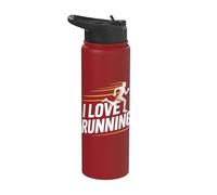 J'adore courir Passionate Runner Spirit Stainless Steel Insulated Water Bottle