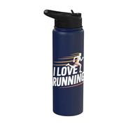 J'adore courir Passionate Runner Spirit Stainless Steel Insulated Water Bottle