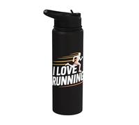 J'adore courir Passionate Runner Spirit Stainless Steel Insulated Water Bottle