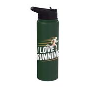 J'adore courir Passionate Runner Spirit Stainless Steel Insulated Water Bottle