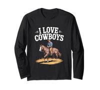 J'adore Cowboys Rider Passion Western Life Manche Longue