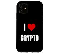 J'adore Crypto. Dire Crypto pour la Blockchain et Le jeton Coque pour iPhone 11