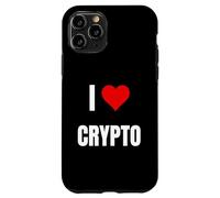 J'adore Crypto. Dire Crypto pour la Blockchain et Le jeton Coque pour iPhone 11 Pro