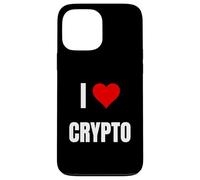 J'adore Crypto. Dire Crypto pour la Blockchain et Le jeton Coque pour iPhone 13 Pro Max
