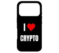 J'adore Crypto. Dire Crypto pour la Blockchain et Le jeton Coque pour iPhone 17 Pro