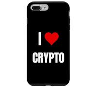 J'adore Crypto. Dire Crypto pour la Blockchain et Le jeton Coque pour iPhone 7 Plus/8 Plus